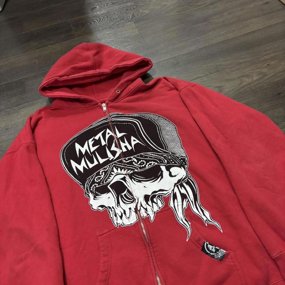 Vintage metal Mulisha hoodie 00s XL